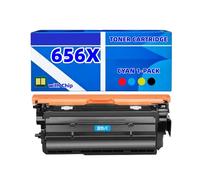 Cartuccia di Toner Compatibile con HP CF461X Ciano con Chip Elettronico, Alto Rendimento 22000 Pagine, per Stampante HP LaserJet Pro M652n M652dn M653dn M653x M653dh