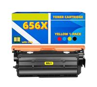 Cartuccia di Toner Compatibile con HP CF462X Giallo con Chip Elettronico, Alto Rendimento 22000 Pagine, per Stampante HP LaserJet Pro M652n M652dn M653dn M653x M653dh