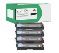 Cartuccia Di Toner Compatibile Con La Sostituzione Della Cartuccia PANTUM CTL-1100, Toner Ad Alta Resa Compatibile Con Le Stampanti CP1100DW CM1100DN CM1100DW CP1100DN CM1100ADN,4 Colors-1 Set