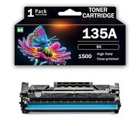 Cartuccia di toner compatibile HP 134A 134X 135A 135X, cartuccia di inchiostro nero con chip, compatibile con stampante multifunzione HP MFP M209dw M209dwe M234dw M234sdn M234sdne,135A-1500 Page