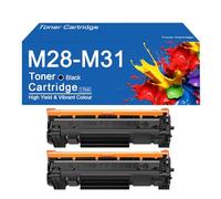 Cartuccia di toner compatibile M28-M31 di ricambio per stampante HP LaserJet MFP M28w-M31w PCLms, facile da installare e utilizzare,M28M31-2Set