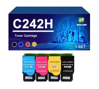 Cartuccia Di Toner Compatibile Per Lexmark C2325 MC2325 C2425 MC2535 MC2640 | C2320K0 C2320C0 C2320M0 C2320Y0 Cartuccie di toner compatibili per MC2425 C2425 C2325 MC2325 MC2535 MC2640,4 colors-1 Set