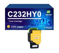 Cartuccia Di Toner Compatibile Per Lexmark C2325 MC2325 C2425 MC2535 MC2640 | C2320K0 C2320C0 C2320M0 C2320Y0 Cartuccie di toner compatibili per MC2425 C2425 C2325 MC2325 MC2535 MC2640,Yellow-1 Pack