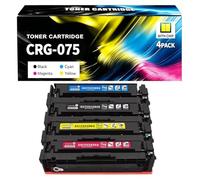 Cartuccia di toner CRG-075 replacement per Canon - Alta resa pagine - Standard e alta capacità - Per Color imageCLASS LBP646Cdw LBP647Cdw MF662Cdw MF663Cdw MF664Cdw MF665Cdw,4PCS-Standard