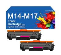 Cartuccia di toner nera compatibile M14-M17 per stampanti HP LaserJet Pro M16a M16w M17w 17a MFP M29a M29w M30w M30a, scatena la stampa ad alta definizione,M14M17-2SET