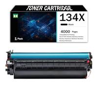 Cartuccia di toner nero ad alta capacità compatibile per HP 134A 134X 135A 135X da utilizzare con la stampante HP MFP M209dw M209dwe M234dw M234sdn M234sdne M234sdw M234sdwe,134X-4000Page