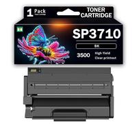 Cartuccia di toner nero ad alta capacità compatibile per Ricoh SP3710 SP3710X da utilizzare con la stampante laser Ricoh Aficio SP3710SF SP3710DN M320F P311, può aggiungere inchiostro,3500Page-1PCS