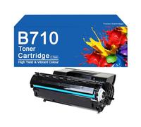 Cartuccia di toner nero B710 compatibile ad alta capacità per stampante Okidata B710DN B710N B720DN B720N, scatena la stampa ad alta definizione,B710-1SET