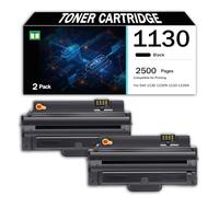 Cartuccia di toner Premium ad alta capacità 1130 330-9523 compatibile con stampante laser Dell 1130 1130N 1133 1135N, cartuccia di inchiostro nero, toner ad alta capacità,Black-2PCS