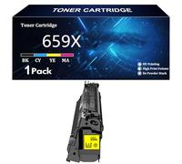 Cartuccia di Toner Sostitutiva per HP 659X W2010X W2011X W2012X W2013X per HP Color LaserJet Enterprise M856dn 856x MFP M776dn M776z M776zs Stampante con Chip,Y-1 Pack