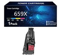 Cartuccia di Toner Sostitutiva per HP 659X W2010X W2011X W2012X W2013X per HP Color LaserJet Enterprise M856dn 856x MFP M776dn M776z M776zs Stampante con Chip,M-1 Pack