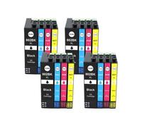Cartuccia d'inchiostro 1set-4set T802XL T802 802XL 802 XL, compatibile for stampante Epson Workforce WF-4720 WF-4730 WF-4734 WF-4740 WF-4745(T802-4Color-4 Set)