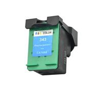 Cartuccia d'inchiostro 338XL 343XL for 338 343 XL PSC 1510 1513 2355 Photosmart C3100 C3110 C3150 Deskjet 460c 5740 5745 6520 654(COLOR(1PC))