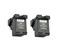 Cartuccia d'inchiostro 338XL 343XL for 338 343 XL PSC 1510 1513 2355 Photosmart C3100 C3110 C3150 Deskjet 460c 5740 5745 6520 654(BK(2PC))