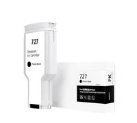 Cartuccia D'inchiostro 727 Da 300 Ml, Compatibile Con HP C1Q12A, B3P23A, B3P24A, B3P19A, B3P20A, B3P21A, T930, T920, T1500, T2500, T1530 E T2530 Le Stampanti(1pc PBK)