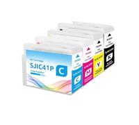 Cartuccia d'inchiostro 80ML versione EU NA SJIC42P SJIC41P compatibile for stampante for etichette a getto d'inchiostro EPSON Color Works CW-C4000e C4000 4000U(NA. SJIC41P-4color)
