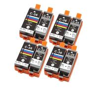 Cartuccia d'inchiostro a getto d'inchiostro PGI-35 PGI35 PGI-35BK CLI-36 CLI36 compatibile for C-anon PIXMA IP100 IP110 IP100B TR150 Mini 260 320(4SET)