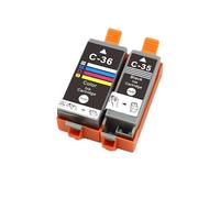 Cartuccia d'inchiostro a getto d'inchiostro PGI-35 PGI35 PGI-35BK CLI-36 CLI36 compatibile for C-anon PIXMA IP100 IP110 IP100B TR150 Mini 260 320(1SET)
