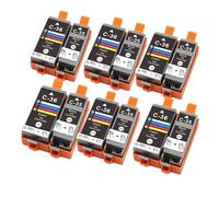Cartuccia d'inchiostro a getto d'inchiostro PGI-35 PGI35 PGI-35BK CLI-36 CLI36 compatibile for C-anon PIXMA IP100 IP110 IP100B TR150 Mini 260 320(6SET)