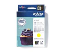 Brother LC123Y cartuccia d'inchiostro 1 pz Originale Giallo