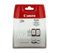 Canon PG-545/CL-546 Multipack cartuccia d'inchiostro 2 pz Originale Nero, Ciano, Magenta, Giallo