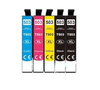 Cartuccia d'inchiostro, compatibile con Epson, 503XL T503 | XP-5200, XP-5205, WF-2960DWF, WF-2965DWF, nero, giallo, ciano, magenta(5pcs)