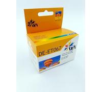 CARTUCCIA D'INCHIOSTRO COMPATIBILE CON STAMPANTI EPSON STYLUS C48-T067 L'ML, 27,3 T066: 11,2 ML INCHIOSTRO SOSTITUISCE EPSON-GRAFFETTE. nero nero 2 SETS
