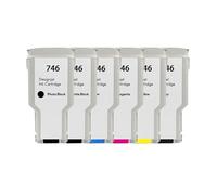 Cartuccia d'inchiostro compatibile da 300 ml 746 P2V82A P2V83A P2V80A P2V78A compatibile for HP746 for HP DesignJet Z6 Z9 + inchiostro for stampante di grande formato(4 PCS)