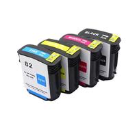 Cartuccia d'inchiostro compatibile H-82 82 for stampante CH565A H-*0P82 D-signjet 111 510 800/800PS 815 820(1 set 4PCS)