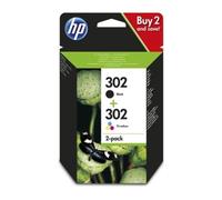 HP Confezione da 2 cartucce d'inchiostro nero/tricromia originali 302