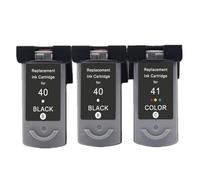 Cartuccia d'inchiostro compatibile PG40 CL41, compatibile for Canon PG 40 41 Pg-40 Cl-41 for stampante IP1600 IP1200 IP1900 MP140 MP150 MX300 MX310 MP160(2 BK 1 Color)