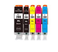 Cartuccia d'inchiostro compatibile PGI-280 CLI-281 PGI280 CLI281 for stampante a getto d'inchiostro C-non TS8120 TS9120 TR7520 TR8520 TS6120