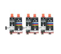 Cartuccia d'inchiostro compatibile PGI-35 PGI35 CLI-36 CLI36 35 36, compatibile for stampante Canon IP100 IP110 IP100B TR150(3set)