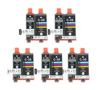 Cartuccia d'inchiostro compatibile PGI-35 PGI35 CLI-36 CLI36 35 36, compatibile for stampante Canon IP100 IP110 IP100B TR150(5set)