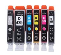 Cartuccia d'inchiostro di ricambio Cartuccia d'inchiostro multi colori Custodia in ABS Accessori per stampante per IP4840 IP4940 IX6540 MG5140 MG5240 MG5340 MG6140 MG6240 MG8140 (BK BK C M Y GY 6