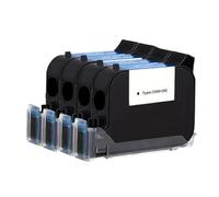 Cartuccia d'inchiostro eco solvente 2588 nera per stampante termica portatile compatibile con data di scadenza del codificatore a getto d'inchiostro portatile 600 DPI 12,7 mm(1 BLUE CARTRIDGES)