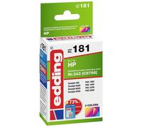 Cartuccia dinchiostro Edding Compatibile sostituisce HP 343 (C8766EE) Ciano,