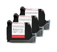 Cartuccia d'inchiostro for stampante portatile da 12,7 mm, cartuccia d'inchiostro nera for stampante termica a getto d'inchiostro solvente ad asciugatura rapida da 600 DPI per testo codice(3PCS)