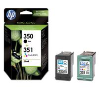 HP Confezione da 2 cartucce originali di inchiostro nero 350/tricromia 351