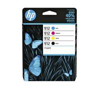 HP Confezione da 4 cartucce di inchiostro nero, ciano, magenta, giallo originali 912