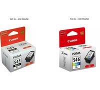 cartuccia d'inchiostro ORIGINALE CANON 545Xl nera 546XL no compatibili
