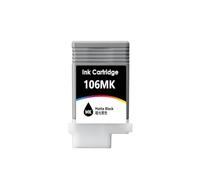 Cartuccia d'inchiostro PFI-106, compatibile con Canon | IPF6400 iPF6400S iPF6400SE iPF6410 iPF6450 iPF6460 Stampante(Matte Black)