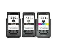 Cartuccia d'inchiostro PG540 CL541 PG-540 CL-541, compatibile for Canon, Pixma MG2250 MG3150 TS5151 TS5150 MG4250 MG3650 MG4200 MX375 MX475 Accessorio di stampa(2Black 1Color)