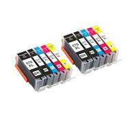 Cartuccia D'inchiostro PGI-570 CLI-571 Compatibile Con Canon MG5750 TS6050 | Compatibile For PGI-570/CLI-571, 5 Colori, Adatto For MG5750/5751/6850 TS6050/5050, Resa Elevata(5color 2set)