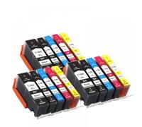 Cartuccia d'inchiostro PGI-580 CLI581 compatibile con TS8150 TS8151 TS8152 TS9150 TS9155 TS8250 TS8251 TS8252 Cinque sei colori(3Set (5Color))