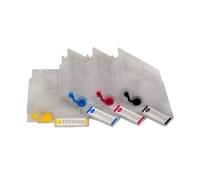 Cartuccia d'inchiostro ricaricabile, compatibile con Epson, T04A T04B | 4 colori, WorkForce WF-C8190 WF-C8690 WF-C8610, cartuccia vuota(T04A Cartridge)