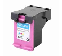 Cartuccia d'inchiostro Ricaricabile di Grande Capacità Scatola d'inchiostro per Stampante Premium Compatibile con HP63 63XL per DeskJet 1110 1115 2130 2135 3630 3830 OfficeJet (Nuova versione 63XL