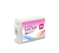 Cartuccia d'inchiostro SJIC35P compatibile for Epson CW-C6500P CW-C6000A | CW-C6000P CW-C6500A, stampa etichette a colori, chip incluso, capacità 80 ml(Magent)