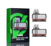 Cartuccia ECO Nano Cartridge Lush Mesh Va-poresso 6 ML (0,6ohm 2 pz/confezione) Bobina integrata Fit Box Eco Nano Kit Box Eco Nano 2 Kit Box Eco Nano Pro Kit E-Cigarette Originale - No Nicotine