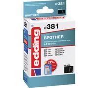 cartuccia per stampante edding EDD-381 nera compatibile con Brother LC-980BK